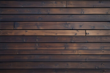 Obraz premium Dark brown wooden wall background with wood plank texture