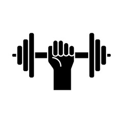 Powerlifting – Heavy Barbell Representing Strength Training and Weightlifting