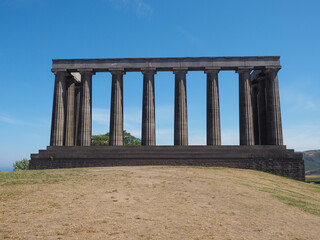 Fototapeta premium National Monument on Calton Hill in Edinburgh