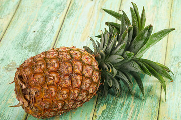 Ripe sweet juicy pineapple fruit