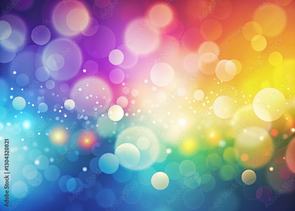 Poster abstract gradient background with bokeh lights: soft, dreamy, blurred texture
