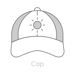 Sportswear Accessory – Cap Representing Sun Protection and Active Lifestyle