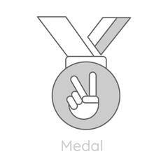  Sports Achievement – Medal Representing Victory and Excellence in Fitness
