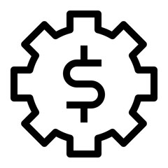 web and seo thin icon