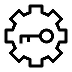 web and seo thin icon