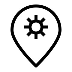 web and seo thin icon