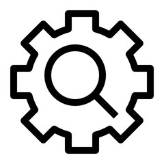 web and seo thin icon