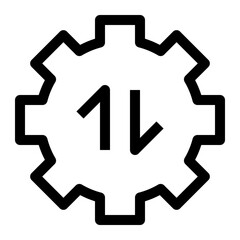 web and seo thin icon