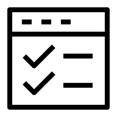 web and seo thin icon