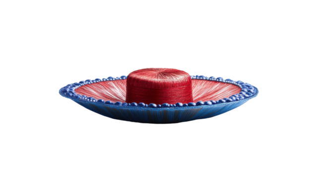 uncle sam hat decoration isolated on transparent background