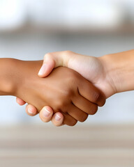 Diverse hands shaking, deal, agreement, office