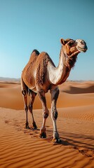 Desert Camel Strolling