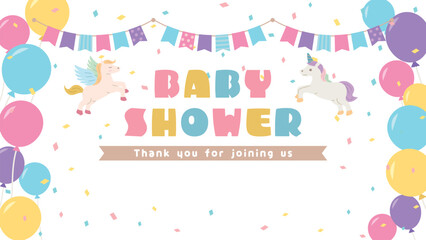 ベビーシャワー（フルHD 16:9サイズ）