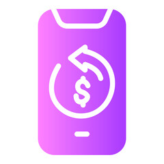 refund Gradient icon