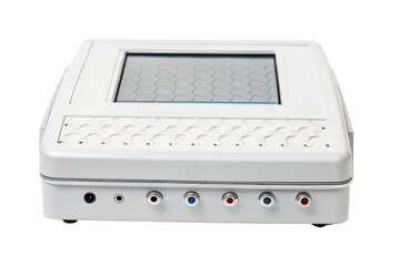 Fototapeta premium White medical diagnostic device isolated with transparent background