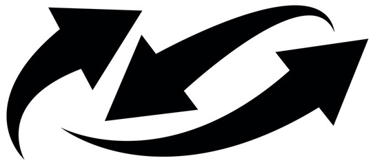 Arrows icons vector hand drawn editable set. Arrow sketch handmade doodle swipe up symbol sign isolated on white background. 