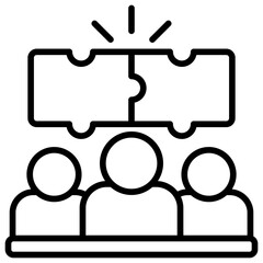 Obraz premium Meeting Icon