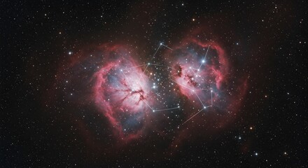 NGC 2359 Thor's Helmet Nebula, A cosmic bubble forged by a giant star