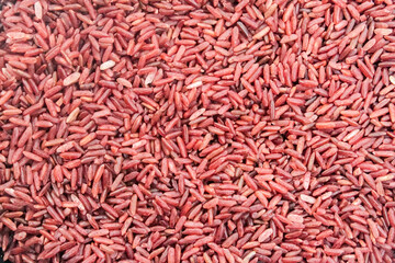 texture of pile of brown rice