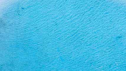 Summer Tropical beach water  with crystal clear water on beach background,Aerial view