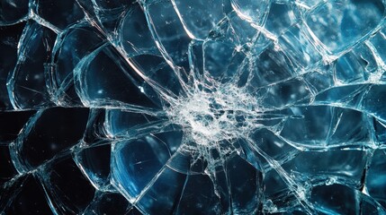 A cracked smartphone screen, a testament to a forceful blow, offered a glimpse of the shattered glass beneath, leaving a copy space for the user to express their thoughts.