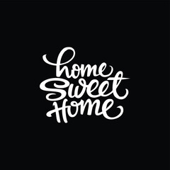 Home Sweet Home Lettering