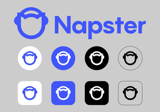 FEBRUARY 18, 2025, INDONESIA. Editorial Image Of The Napster Logo, A Digital Music Streaming Platform Known As A Pioneer In The Online Music Sharing Industry.