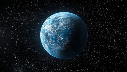 Fototapeta premium Earth in Cosmic Space