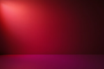 red background with spotlight