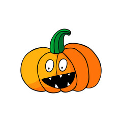 Halloween illustration in hand draw style. Element of your design