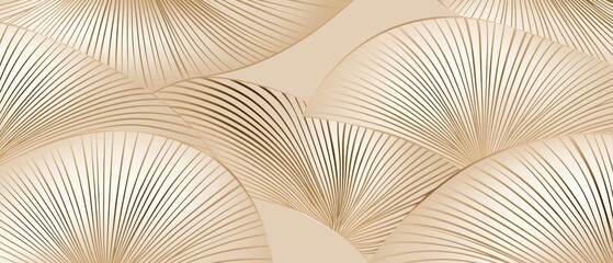 Repeating thin platinum lines forming an elegant Deco lattice over a soft champagne-toned gradient