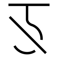 shipping and delivery thin icon