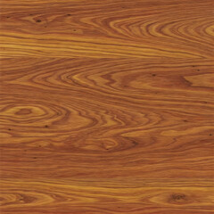 Obraz premium Polished brown wood grain texture showing growth rings