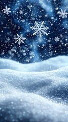 Winter Snowfall Landscape
