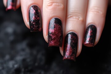 Darkly Beautiful Nail Artistry: Embracing Gothic Charm with Innovation