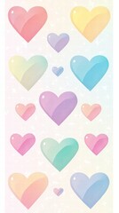 Colorful Hearts