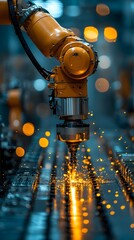 Industrial Metalworking Machine in Action