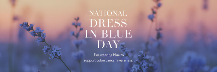 National Dress In Blue Day