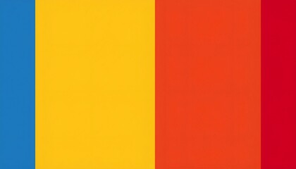 Obraz premium Vertical Romanian flag is fluttering