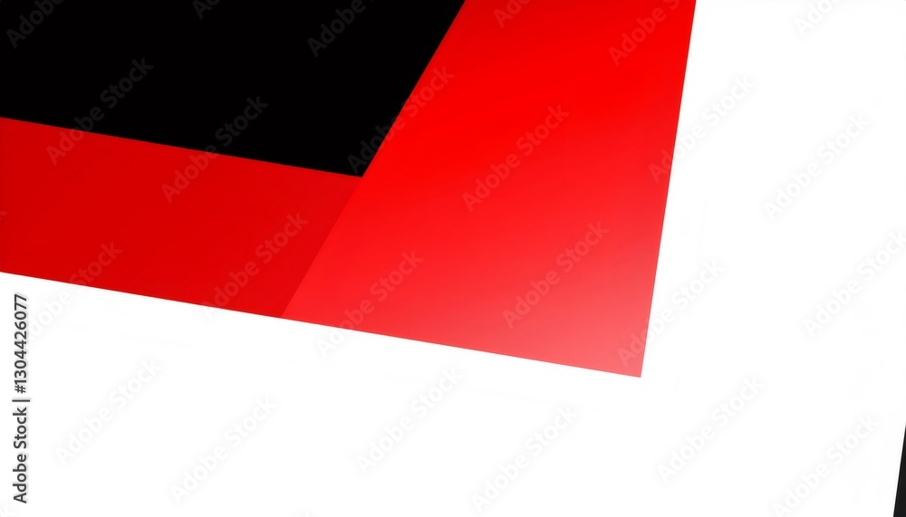 Poster abstract background with red and black geometric shapes creating a modern and minimalist design