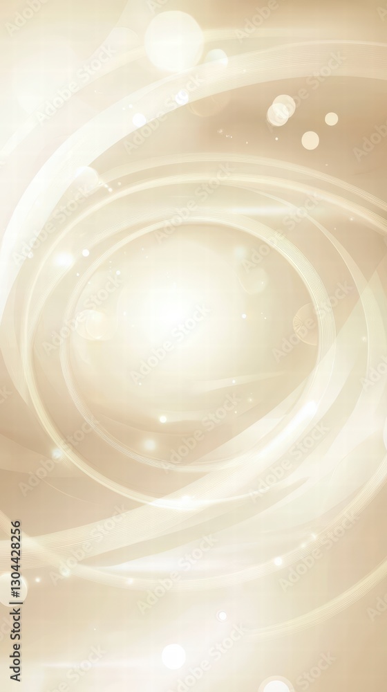 Poster elegant abstract background: a serene, elegant composition of swirling lines and delicate bokeh, cre