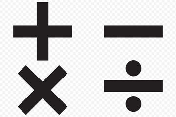 Green and red round plus minus icon vector illustration design on Transparent background. EPS 10.