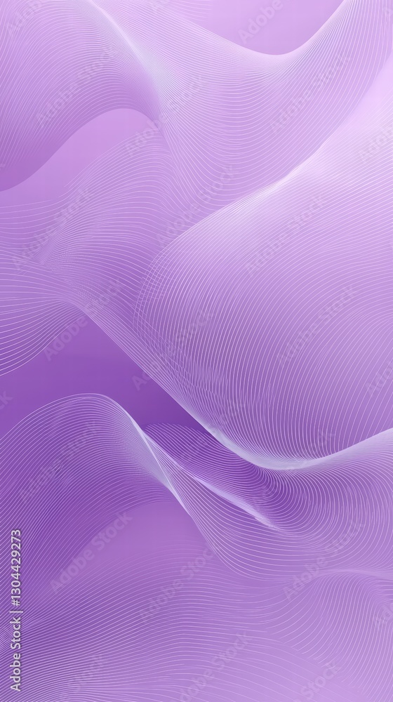 Poster abstract wave pattern: an elegant and minimalist display of flowing lines and gentle curves in shade