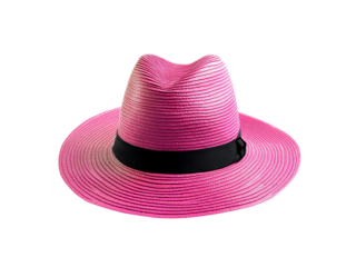 pink sun hat