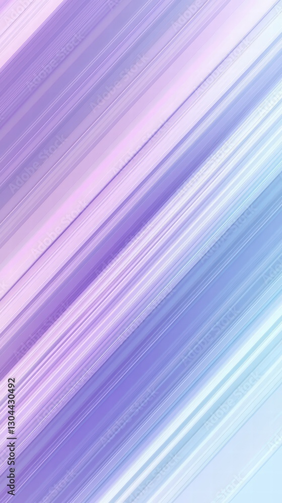 Poster abstract color blend: a captivating abstract composition featuring diagonal stripes of soft lavender