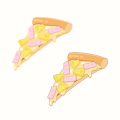 hawaiian pizza slice