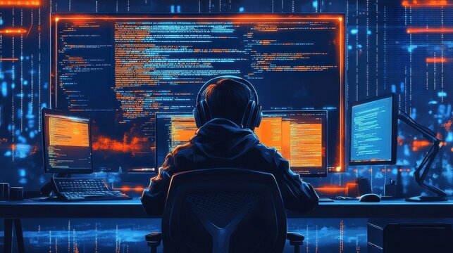 Cybersecurity Expert at Work