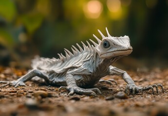 Obraz premium Unique Creature on Forest Floor