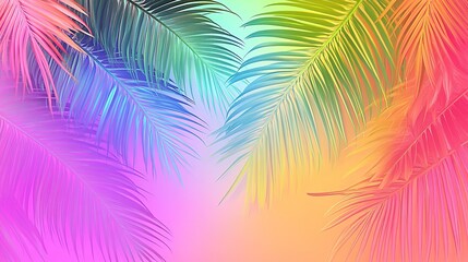 Obraz premium Сolorful tropical leaves