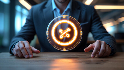 Sci-Fi Inspired Gesture Control Display with Floating Holographic Interface and Ambient Lighting